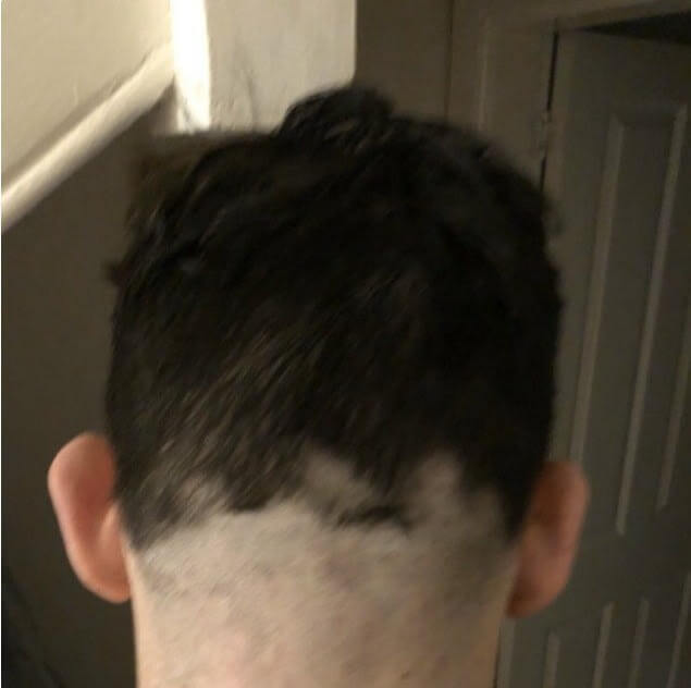 Never Run And Cut Your Hair At The Same Time