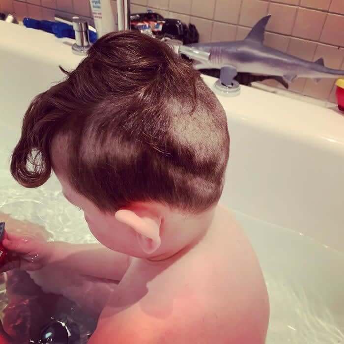 He Must Have Been A Bit Squirmy