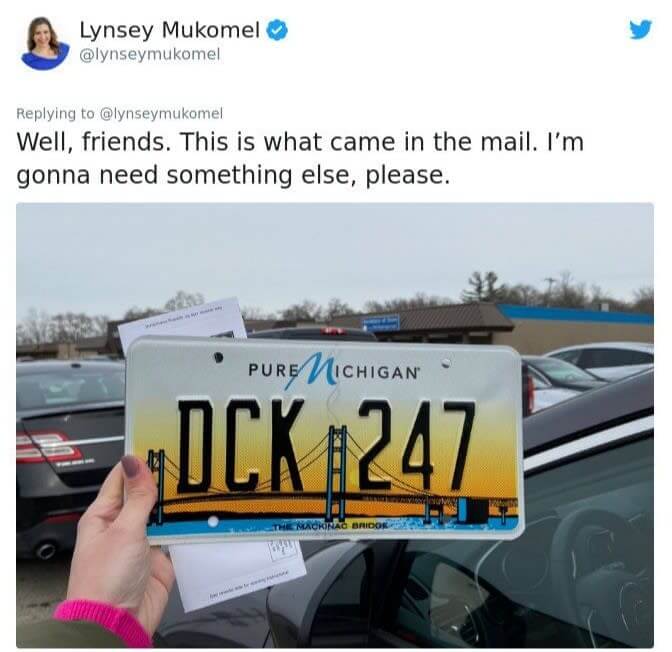 That's An Unfortunate License Plate
