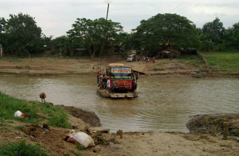 Brown and Muddy Citarum River
