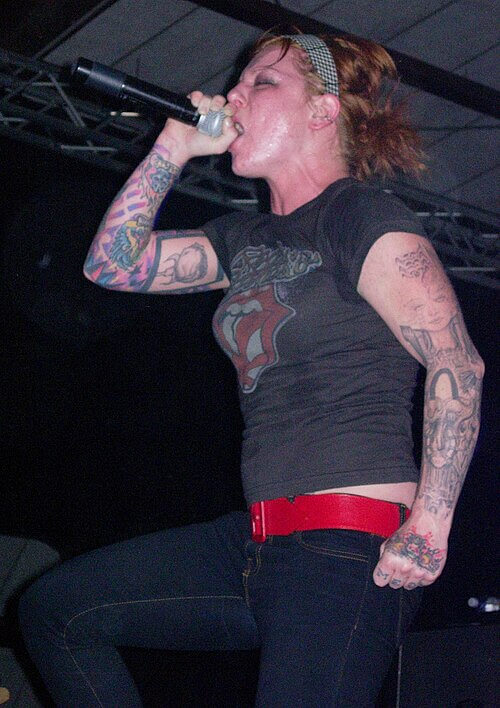 Candace Kucsulain (Walls of Jericho) - Muscular Hardcore Screams and Frontwoman Intensity