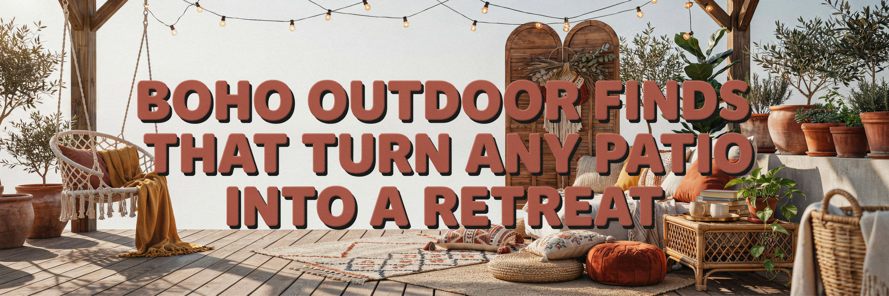 Boho Outdoor Finds That Turn Any Patio Into a Retreat