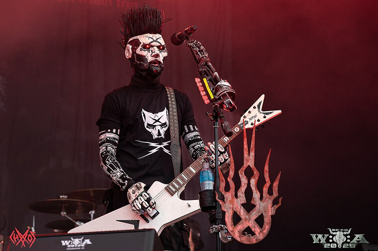 Static-X's Gravity-Defying Hair and Cyber-Masks
