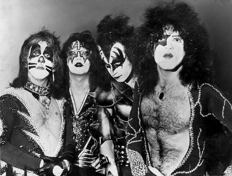 KISS's Iconic Face Paint and Platform Boots