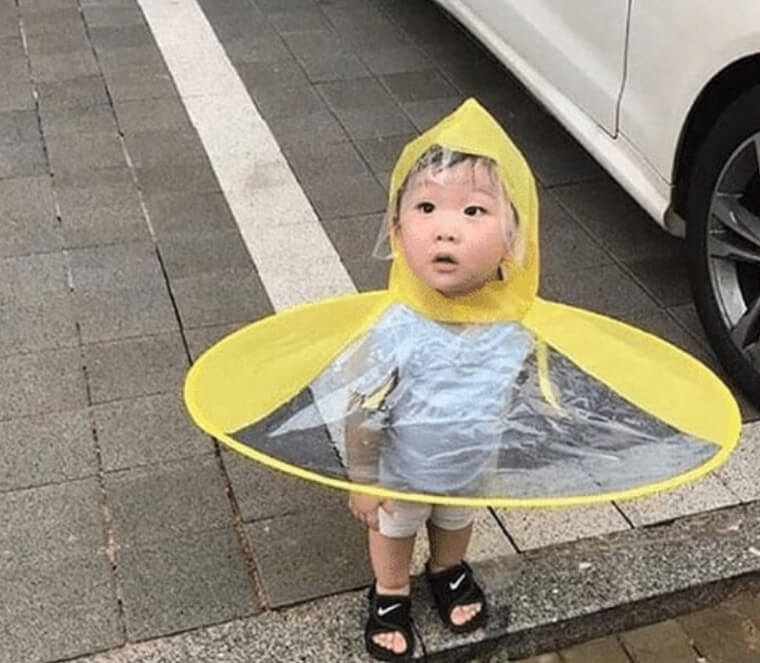 Hands-Free Phone-Friendly Rain Gear