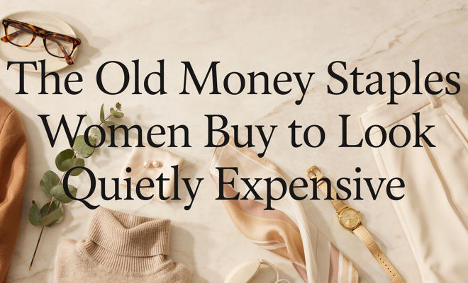 The Old Money Staples Women Buy to Look Quietly Expensive