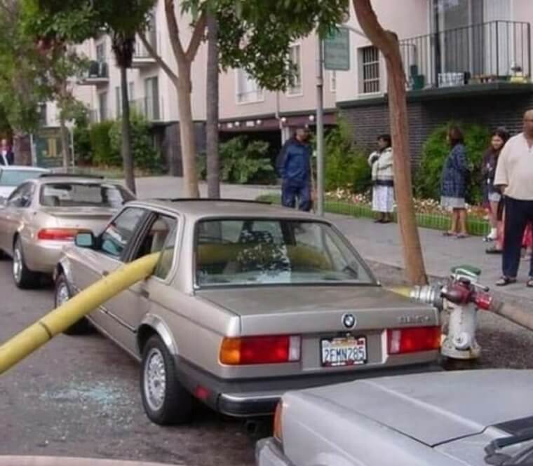 It's Always The BMWs That Park in the Worst Places
