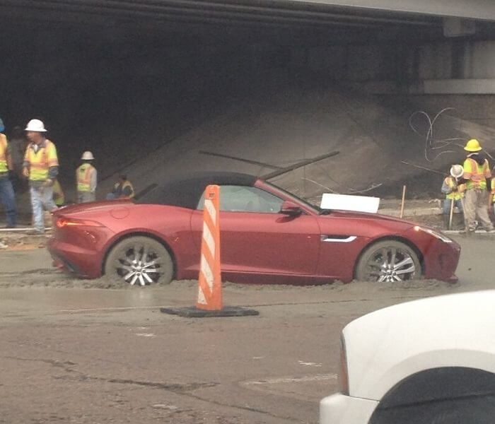 Sure, You're Car May Be Fast, But It Isn't Faster Than Cement