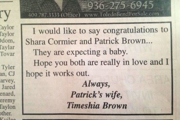 Timeshia Seems to Be Pretty Chill About the Whole Getting Cheated On Thing