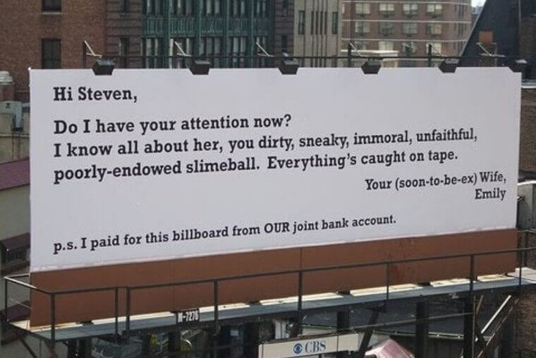 This Just May Be the Most Savage Way to Announce a Divorce