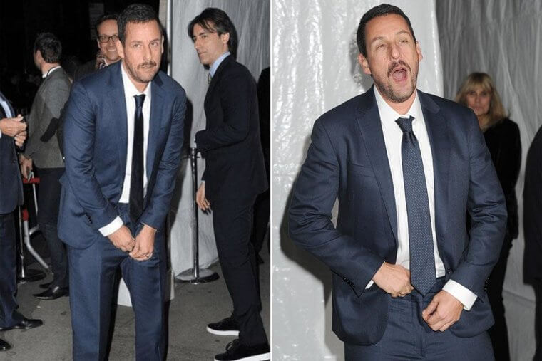Adam Sandler's Wardrobe Malfunction Is Not Out of Character