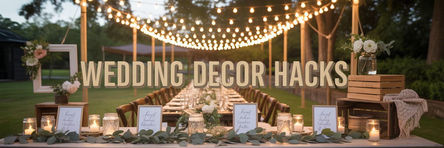 DIY Wedding Decor Hacks That Save Thousands While Still Looking Expensive