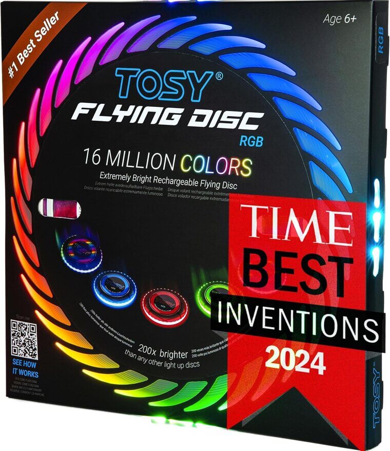 TOSY Flying Disc - Bright, Fun, and Perfect for All Ages - Now 8% Off!