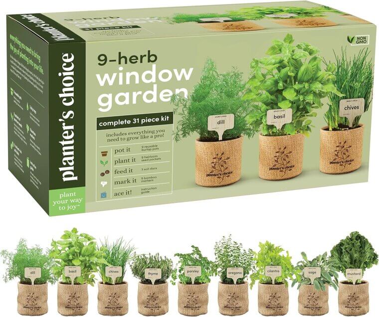Herb Garden Kit - Grow Fresh Herbs Indoors Effortlessly - Now 25% Off!