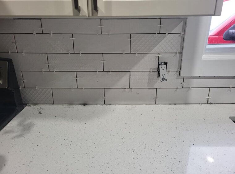 Improper Tile Adhesion