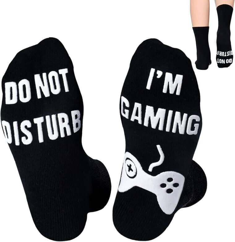 Gaming Socks Gift - Perfect for Gamers & Fun-Loving Friends - Now 21% Off!