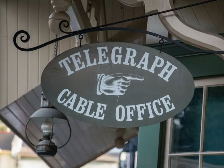 There's A Telegraph With A Secret Morse Code Message