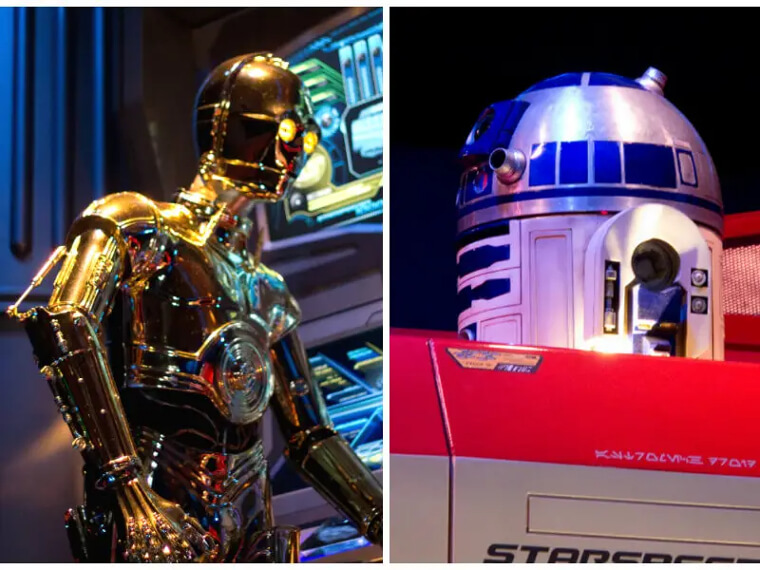 The Star Tours S-3PO and R2-D2 Are Actual Movie Props