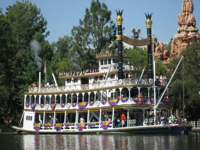 You Can Steer The Mark Twain Riverboat