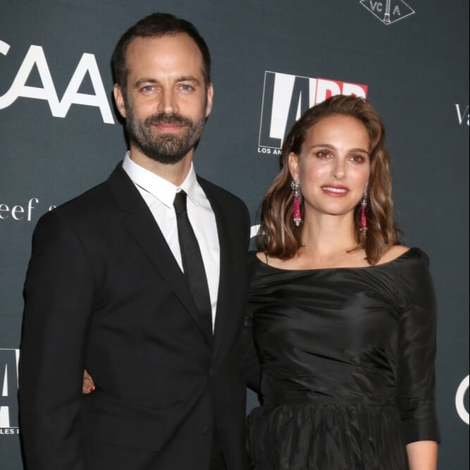 Natalie Portman (5’3″) and Benjamin Millepied (5’10”) – 7 inches