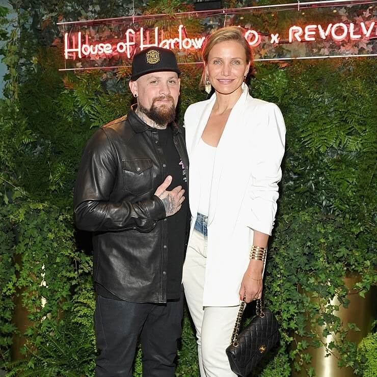 Cameron Diaz (5’9″) & Benji Madden (5’5″) – 4 inches