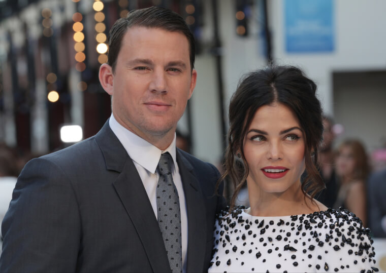 Channing Tatum (6ft) & Jenna Dewan (5’2″) – 10 inches