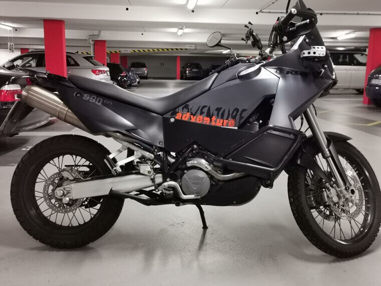 KTM 990 Adventure With LC8 Engine