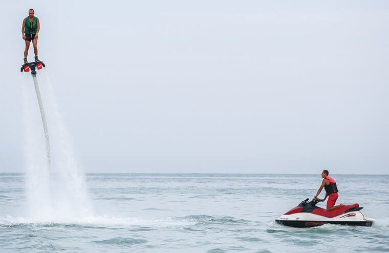 Experiência de Flyboard