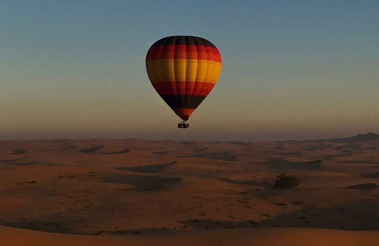 Hot Air Balloon Ride over Dubai Desert