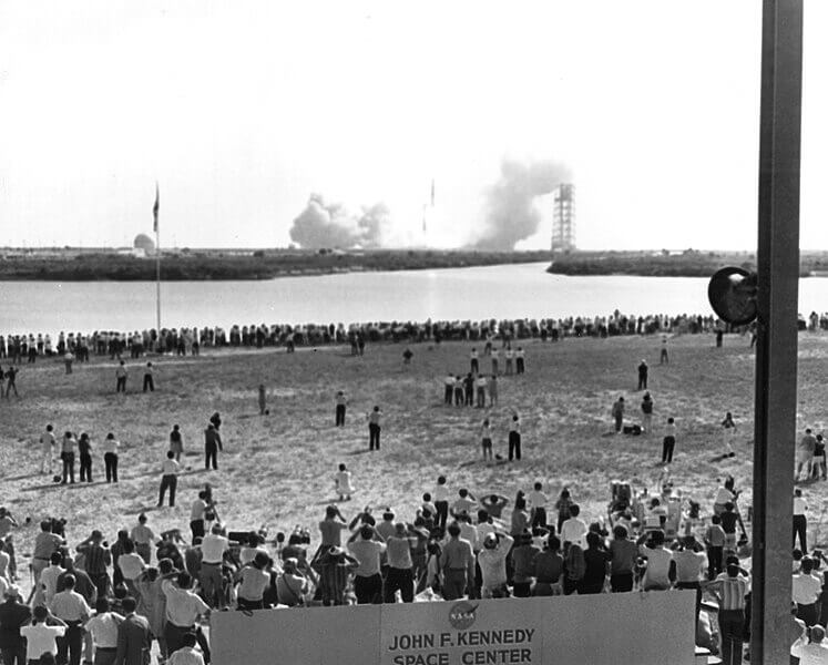 They Were off for a Historic Journey to the Moon