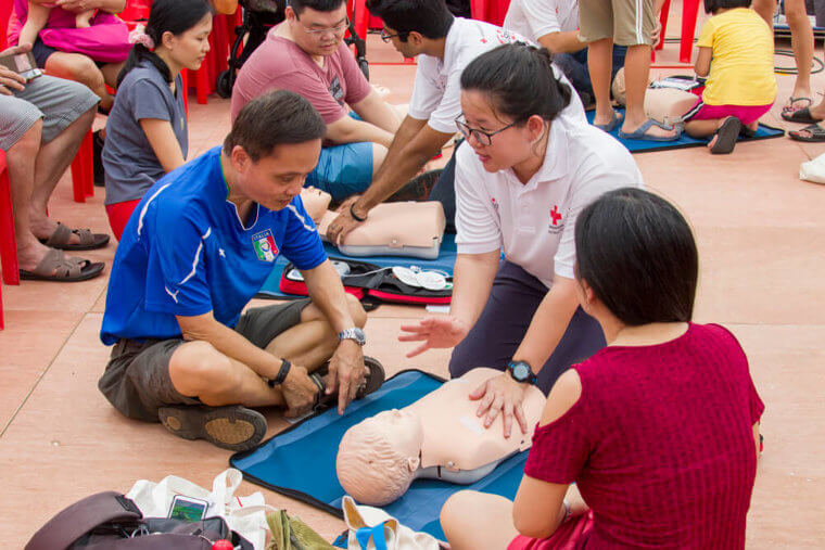 HLW-Massage auf ebenen Flächen durchführen