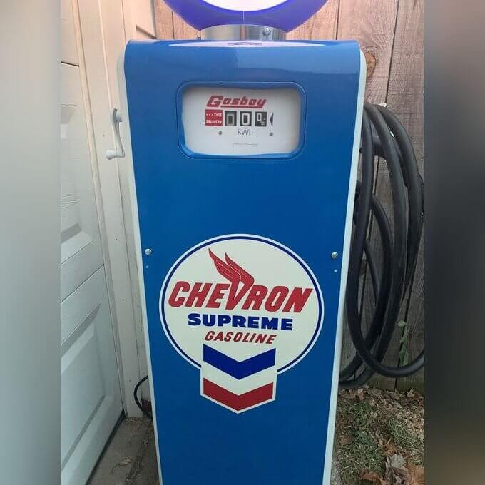 Pump Plates with Brand Logos on Them