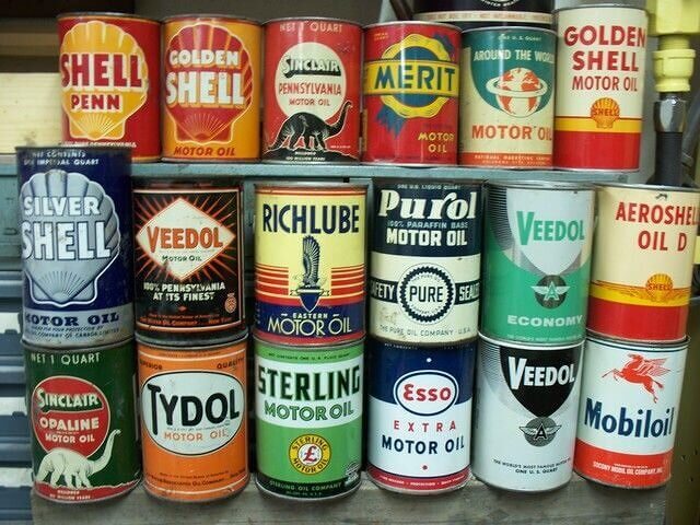 Tin Oil Can Collections Worth Keeping
