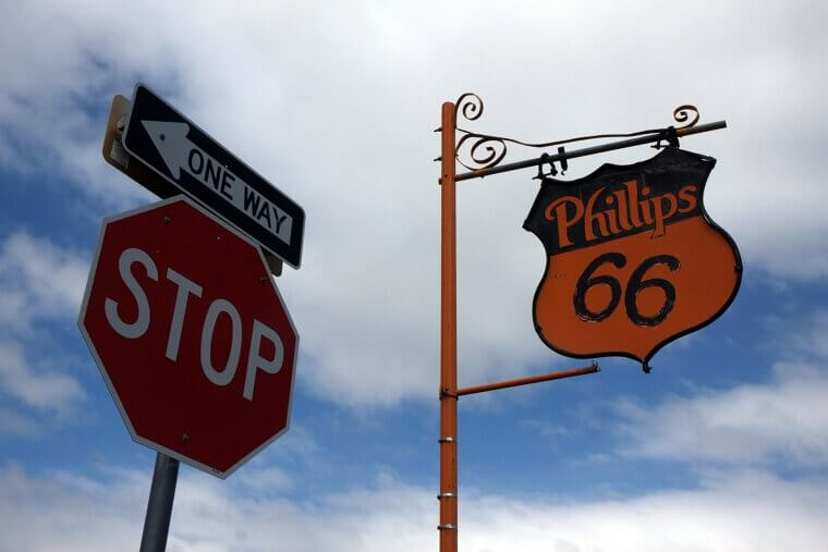 Phillips 66 Shield Signs and Memorabilia