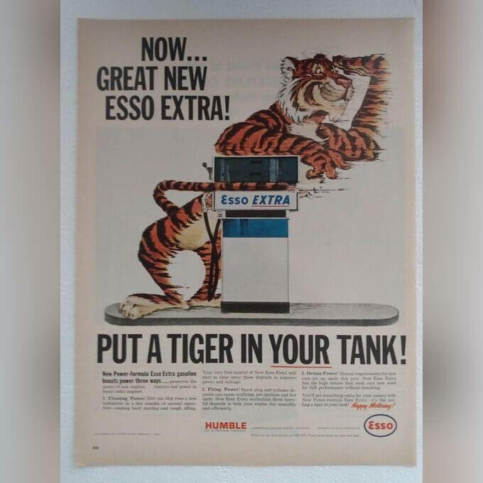 Esso Tiger Promotional Items from the 1960s