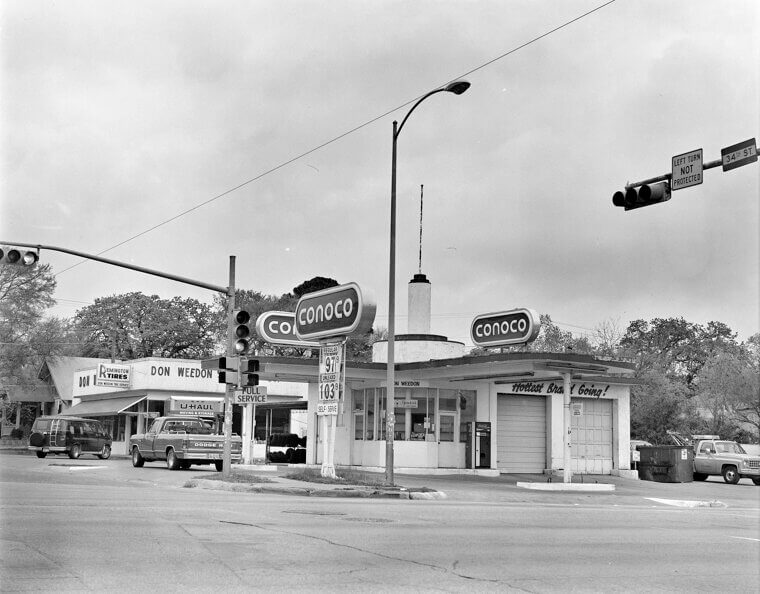Conoco Minuteman Advertising Signs