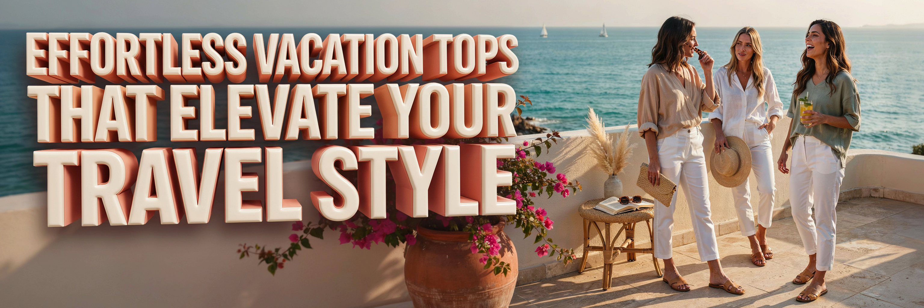 Effortless Vacation Tops to Pair With Your White Pants
