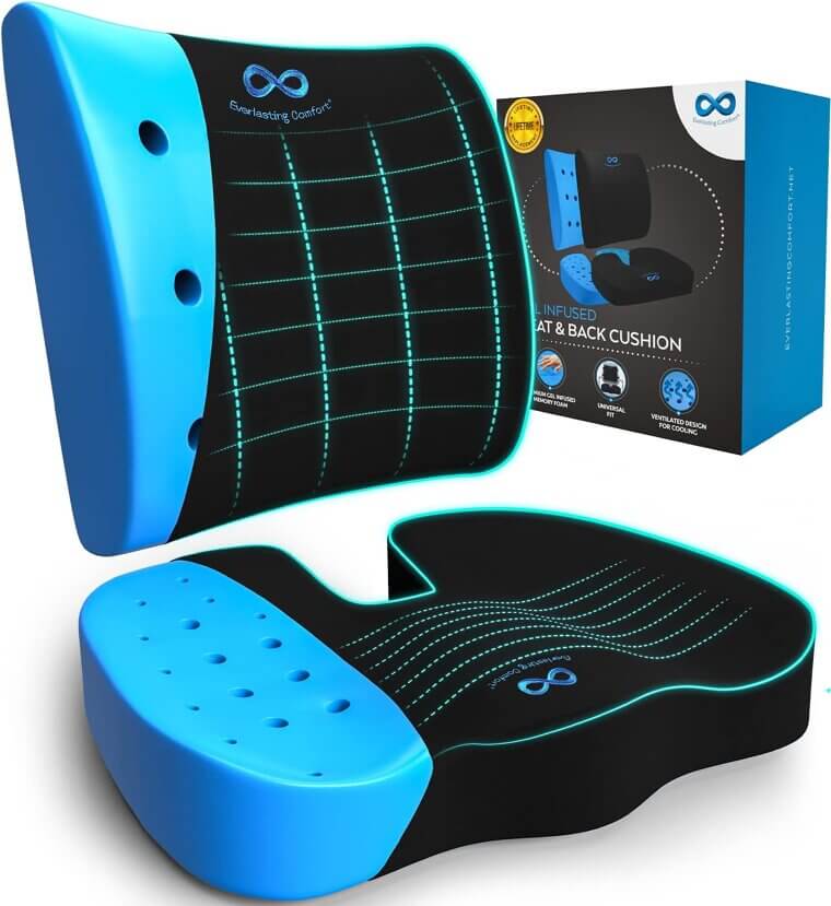 Everlasting Comfort Cushion Set - Ultimate Support for Long Hours 