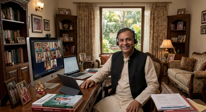 Brian George as Dr. V. M. Koothrappali: The Wealthy Doctor Who Only Wanted a Grandchild