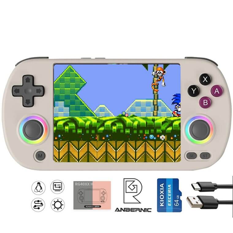 RG40XX H Console - Retro Gaming Bliss with 4.0'' IPS Screen - Enjoy 9% Off!