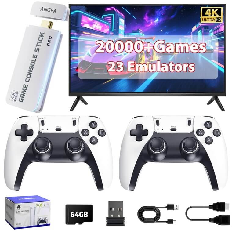 Retro Game Console - 20,000+ Games & 4K Output - Now 13% Off!
