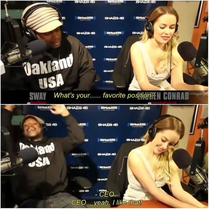Lauren Conrad Expertly Dodged an Awkward Question