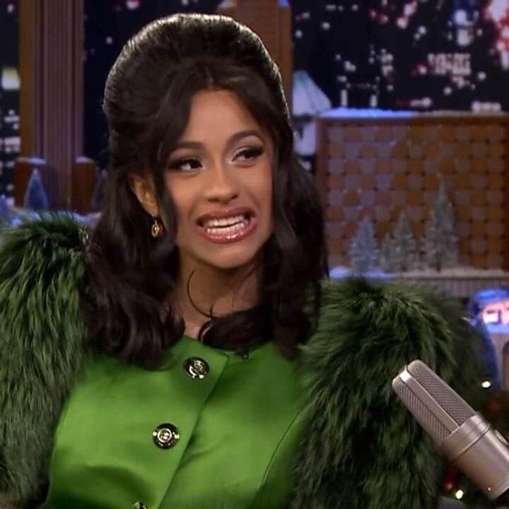 Cardi B Started Meowing on Camera