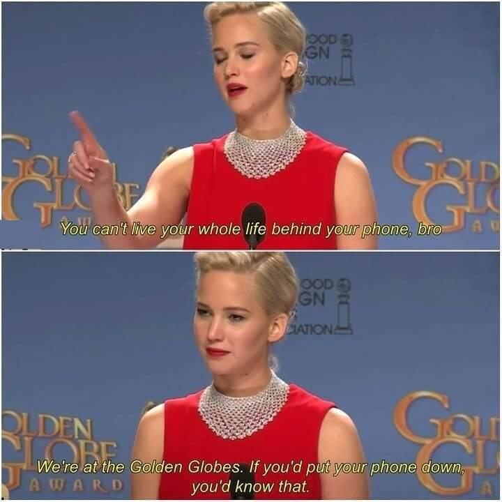 Jennifer Lawrence Scolded an Interviewer