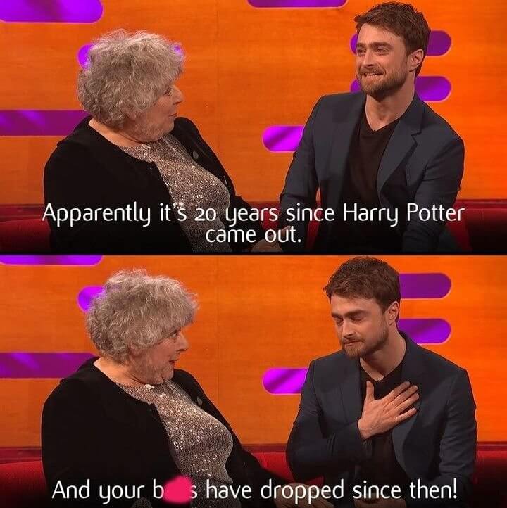 Daniel Radcliffe Was Embarrassed by Another Celeb