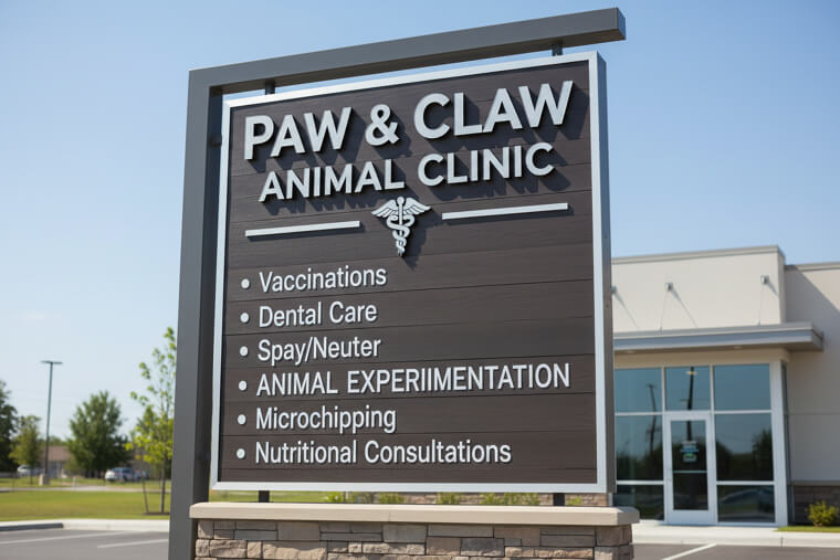 The Veterinary Clinic Sign That Made Pet Care Sound Scary