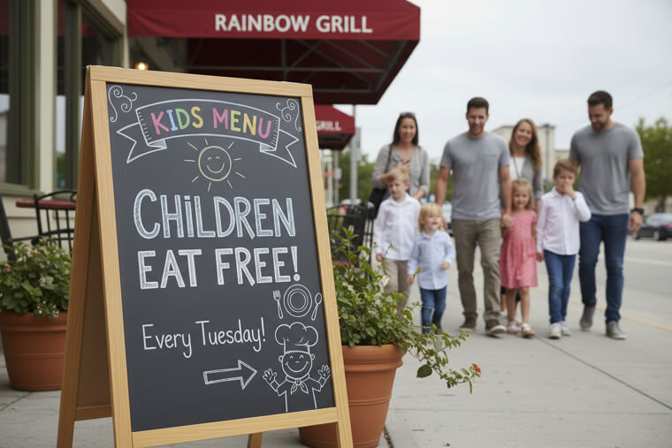 The Family Restaurant Sign That Made Parents Shield Their Kids