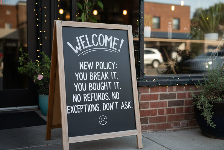 The Small Business Sign That Accidentally Insulted Customers