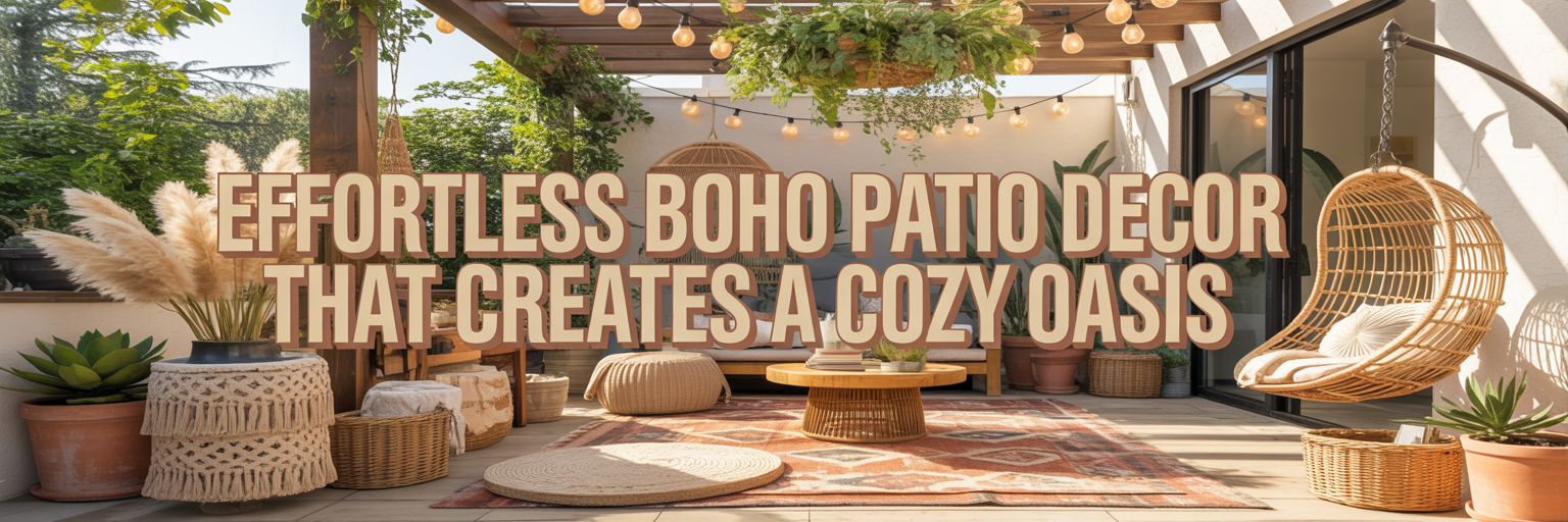 The Boho Find That Transforms a Plain Patio