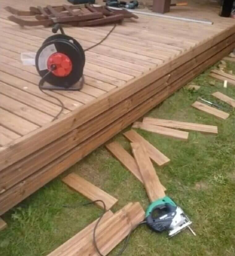 This New Deck Comes With A Built In Drill